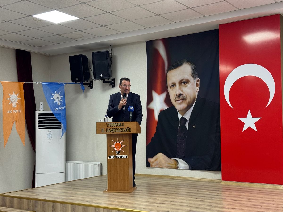 AK Parti Genel Başkan Yardımcısı Yavuz Tunceli'de konuştu Açıklaması