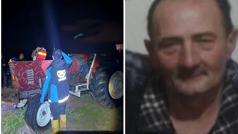 Kayıp olarak aranan çiftçi traktörünün üstünde ölü bulundu