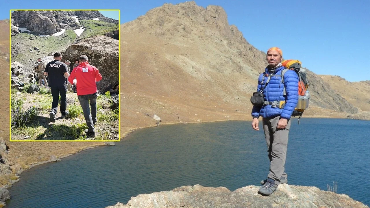 Hakkari'de Cilo Sat Dağı'nda kaybolan dağcının cansız bedenine ulaşıldı