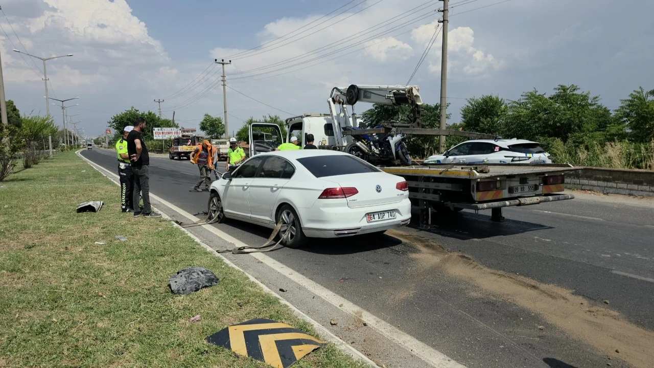 60 yaşındaki motosikletli öldü
