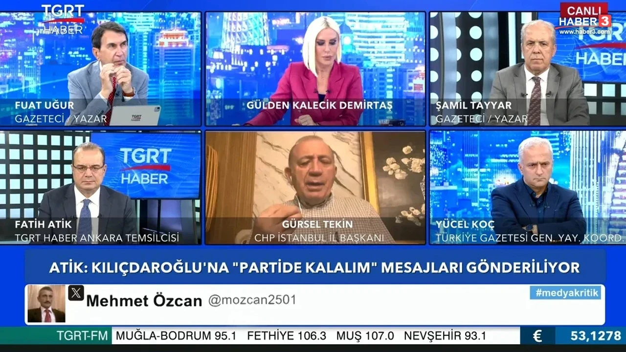 Gürsel Tekin'den canlı yayında dikkat çeken iddia: ''Şok edecek belediye başkanları CHP'de kalacak''
