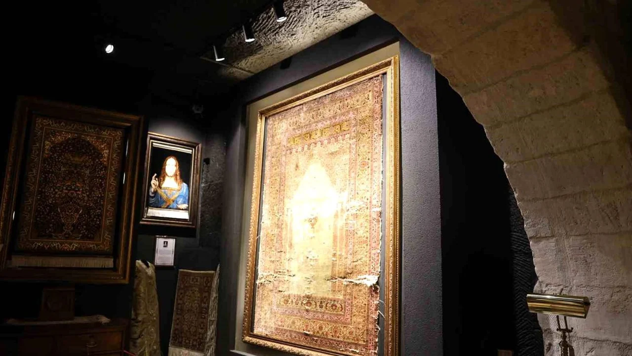 300 yıllık ipek halı Kapadokya'da