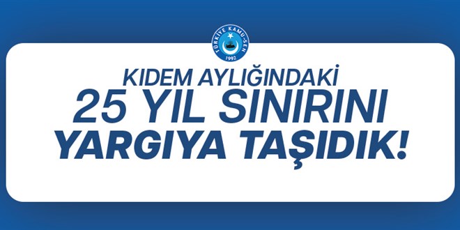 Kamu-Sen'den kıdem aylığı için yargı hamlesi