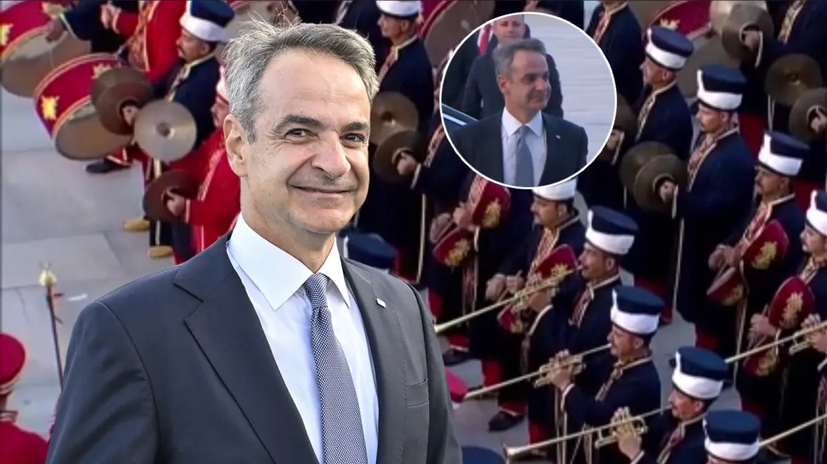 Mehterli karşılama Atina'yı salladı: Türk ordusunun şanını anlatıyor