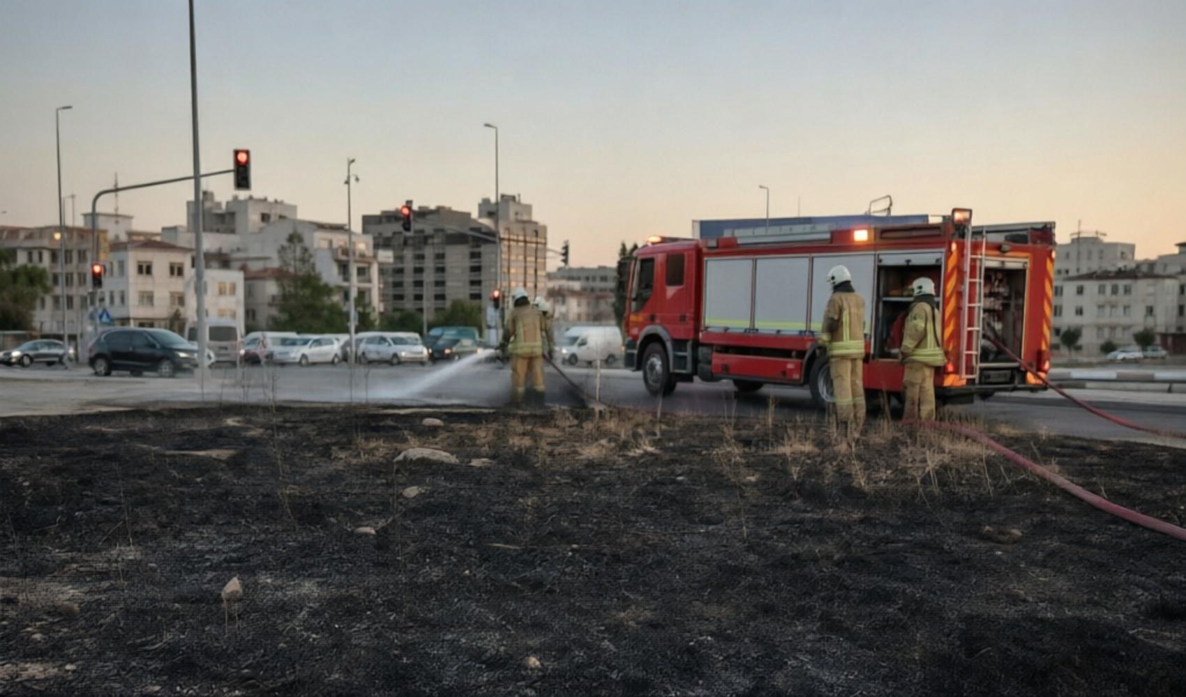 Avcılar’da otluk alanı ateşe verdiği iddia edilen yaşlı adam kaçtı