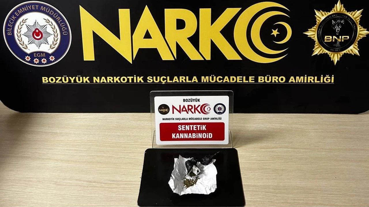 Bilecik’te üzerinde bonzai ele geçirilen şahıs gözaltına alındı