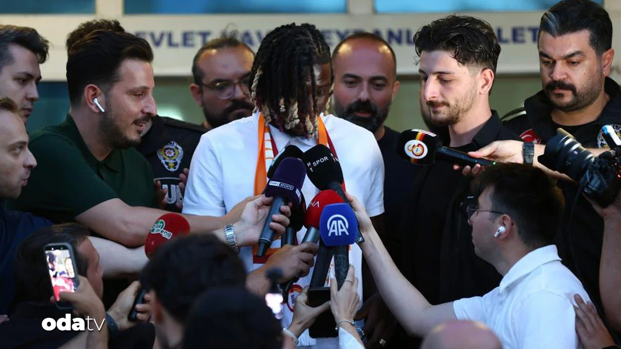 Galatasaray'ın yeni transferi Lesley Ugochukwu İstanbul'a geldi
