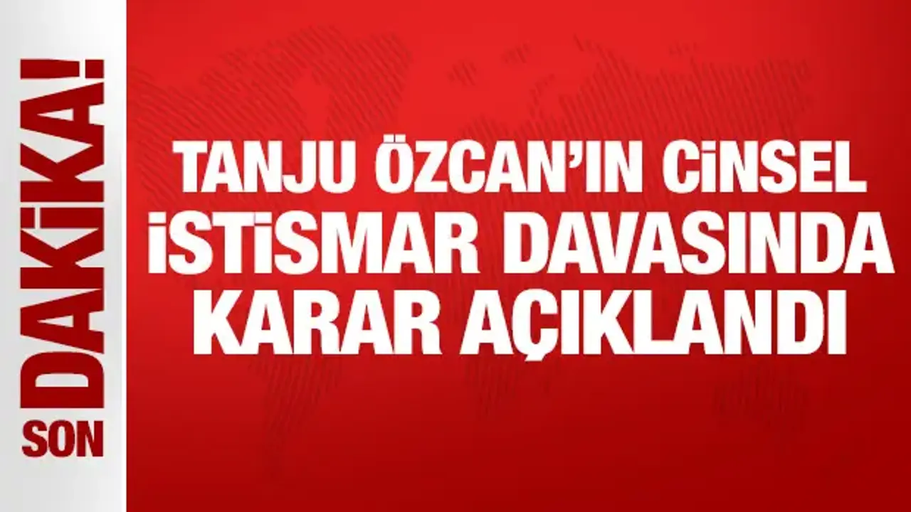 Mahkemeden son dakika Tanju Özcan kararı!