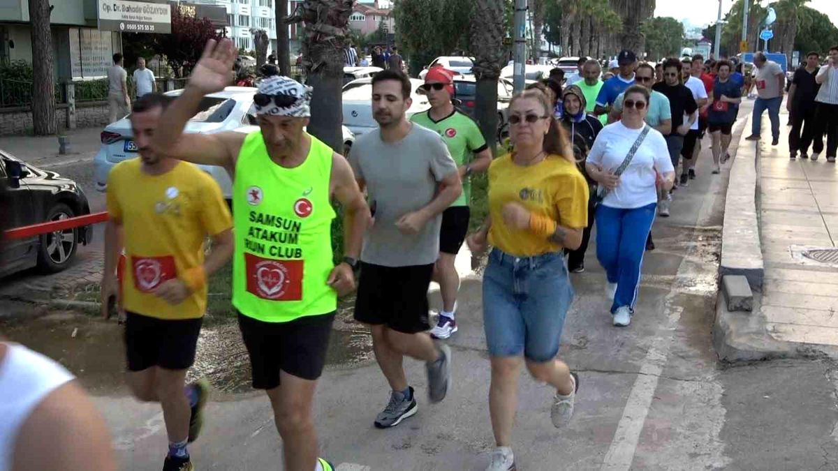 Organ bağışına dikkat çekmek için farkındalık koşusu