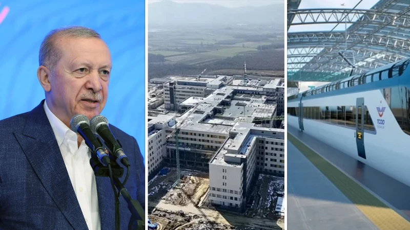 Cumhurbaşkanı Erdoğan bir şehre daha hızlı tren ve şehir hastanesi yapılması için talimat verdi