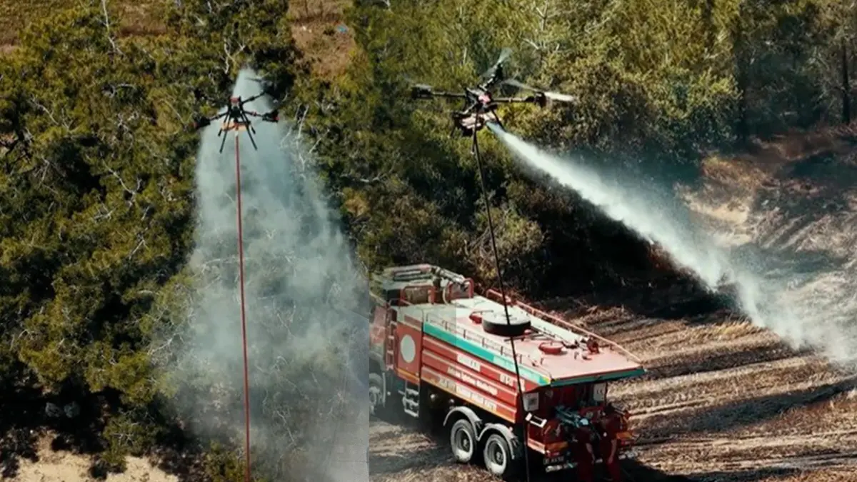 İlk kez kullanıldı! Dron sistemi testi başarıyla geçti