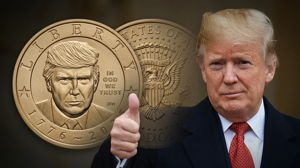 ABD bağımsızlığının 250. yılına özel Trump'lı madeni para geliyor