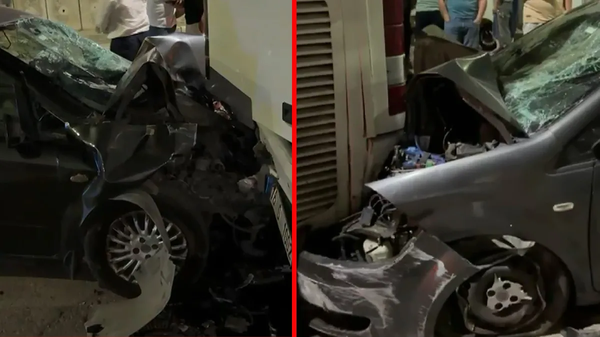Bursa’da feci kaza! Alkollü sürücü önce duvara ardından otobüse çarptı: Yaralılar var!