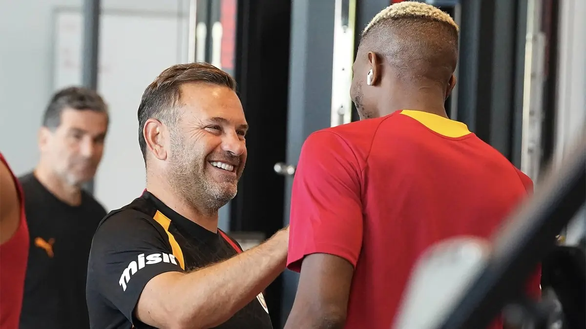 Galatasaray'da Victor Osimhen takıma katıldı!