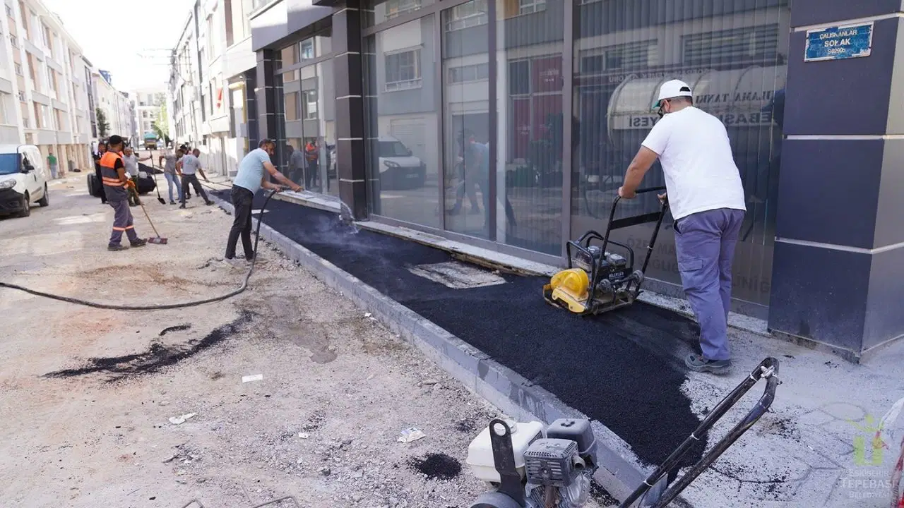 Tepebaşı Belediyesi üst yapı çalışmalarını aralıksız sürdürüyor