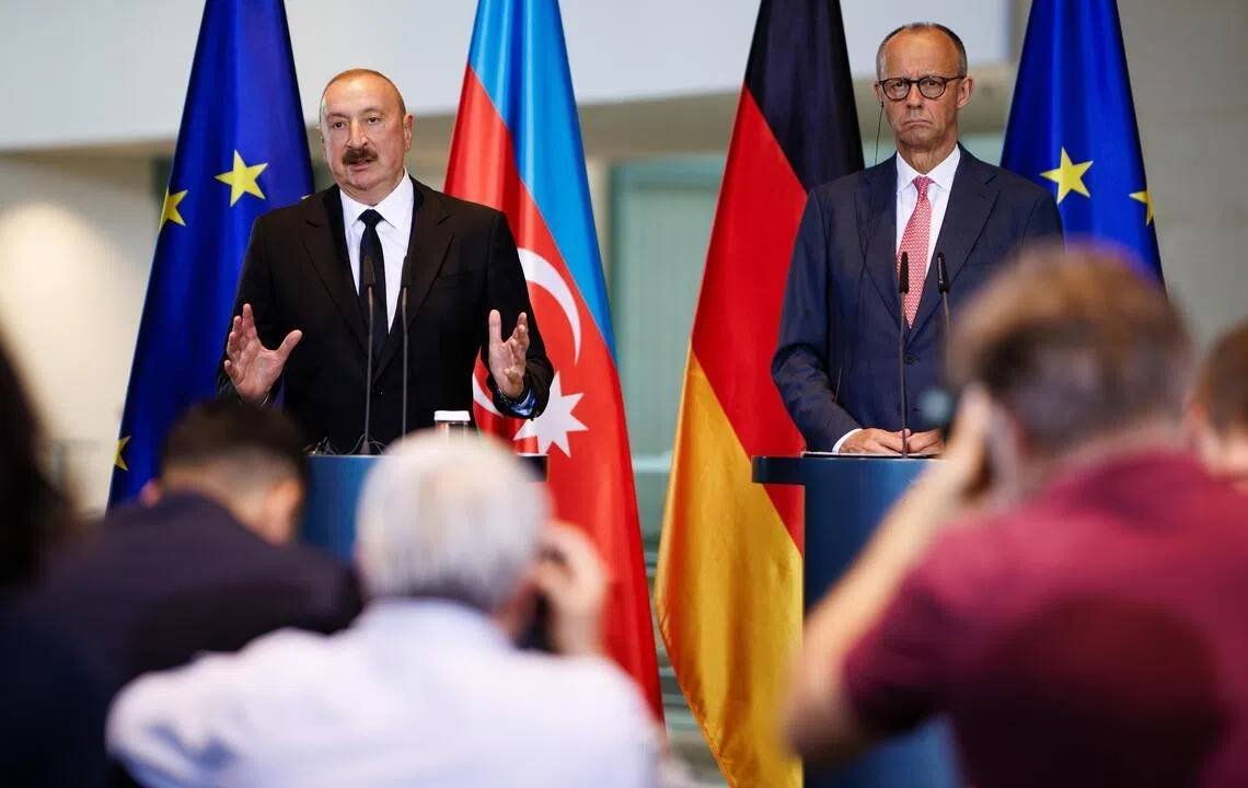 Azerbaycan Cumhurbaşkanı Aliyev, Alman Şansölyesi Merz'in yalanını ifşa etti!