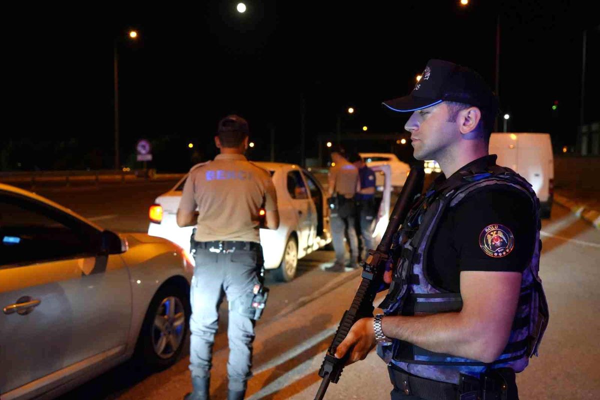 Bolu'da bir haftada 190 şüpheli yakalandı: 9 tutuklama