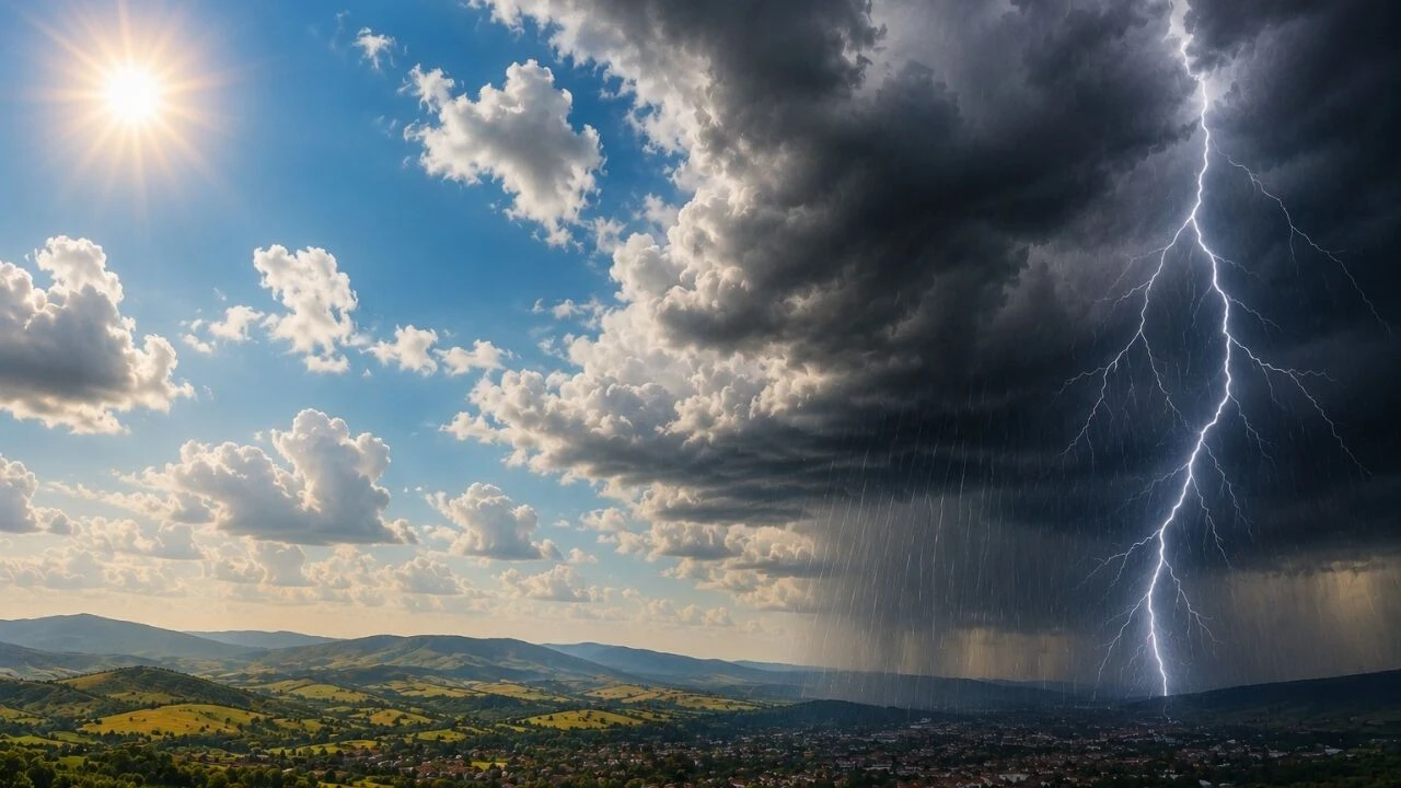 Meteoroloji uyardı! İç kesimlerde sağanak ve gök gürültülü yağış bekleniyor