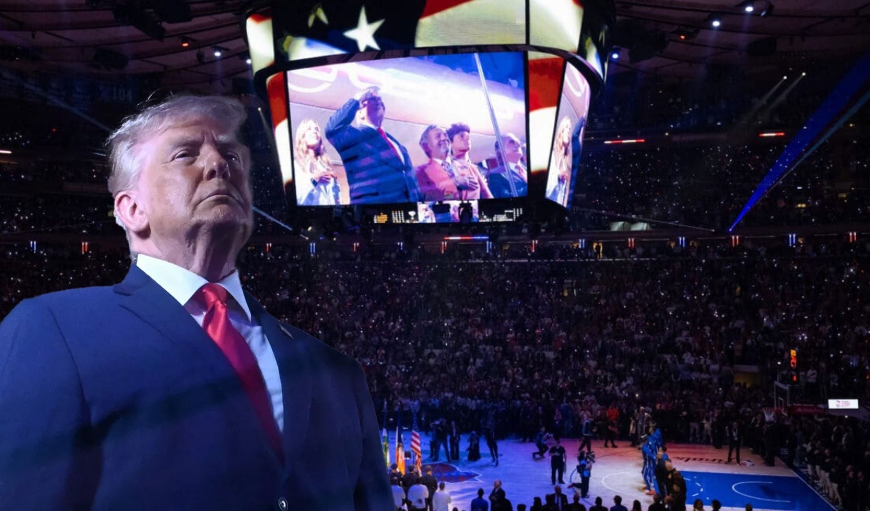 Trump NBA finalinde yuhalandı