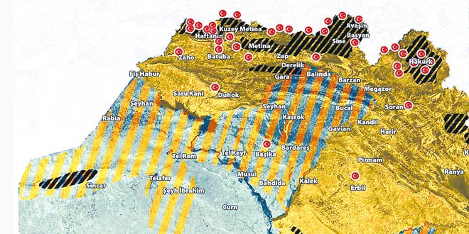 PKK Irak'taki 72 kamptan teröristleri çekti