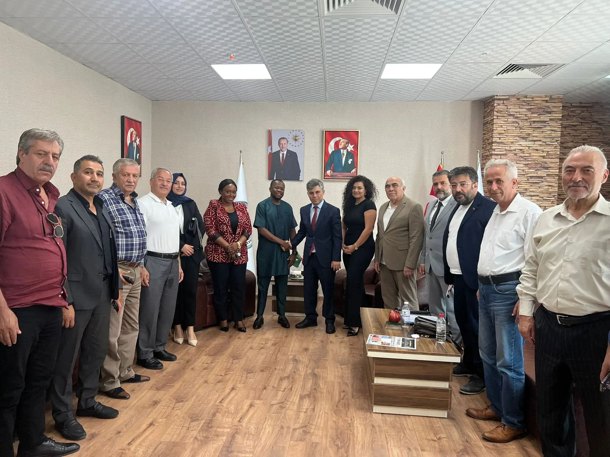 Sierra Leone Büyükelçiliği Ekonomi ve Ticaret Müsteşarı, SANKON Genel Merkezi’ni ziyaret etti