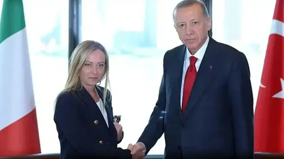 Cumhurbaşkanı Erdoğan İtalya Başbakanı Meloni ile görüştü