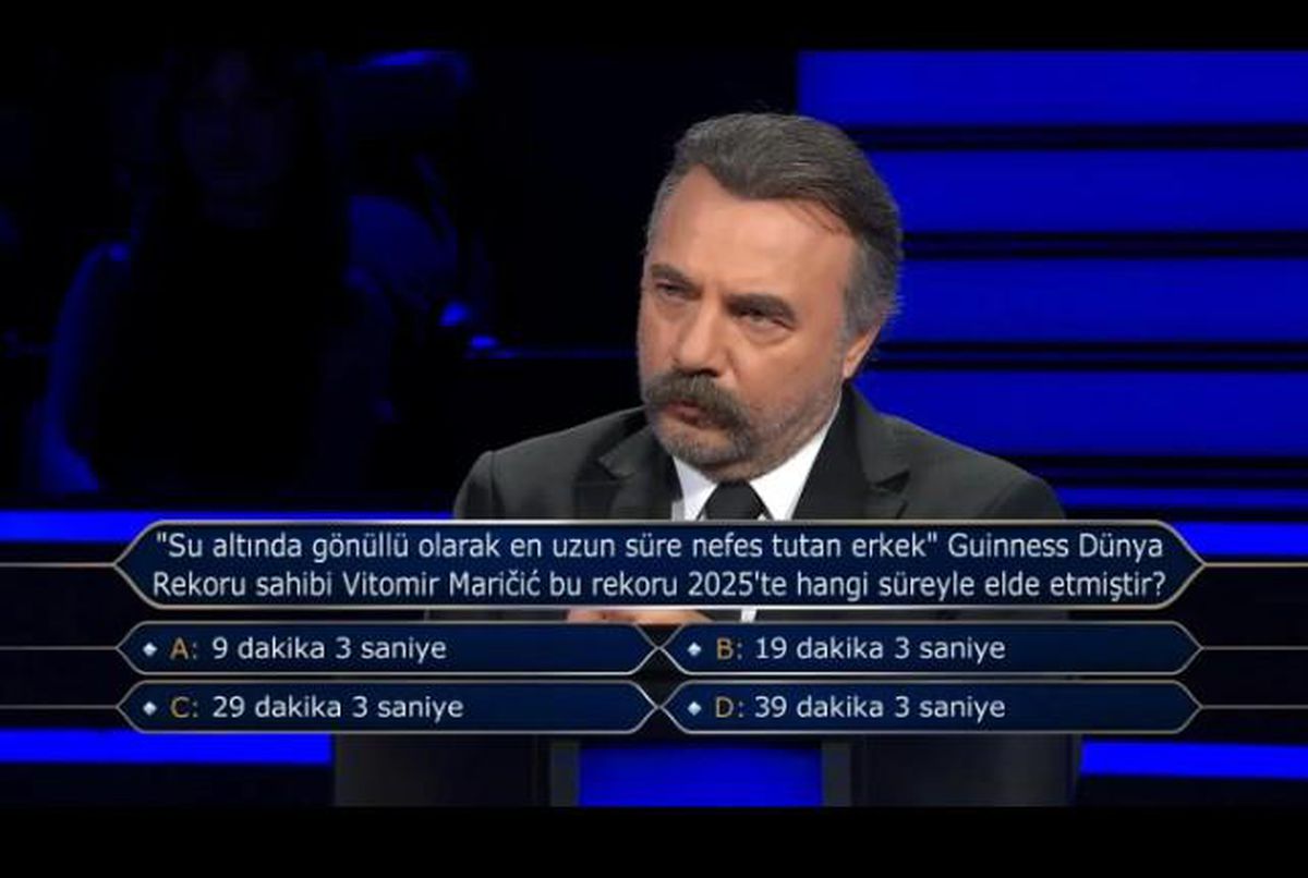 "Su altında gönüllü olarak en uzun süre nefes tutan erkek" guinness dünya rekoru sahibi vitomir maricic bu rekoru 2025't..
