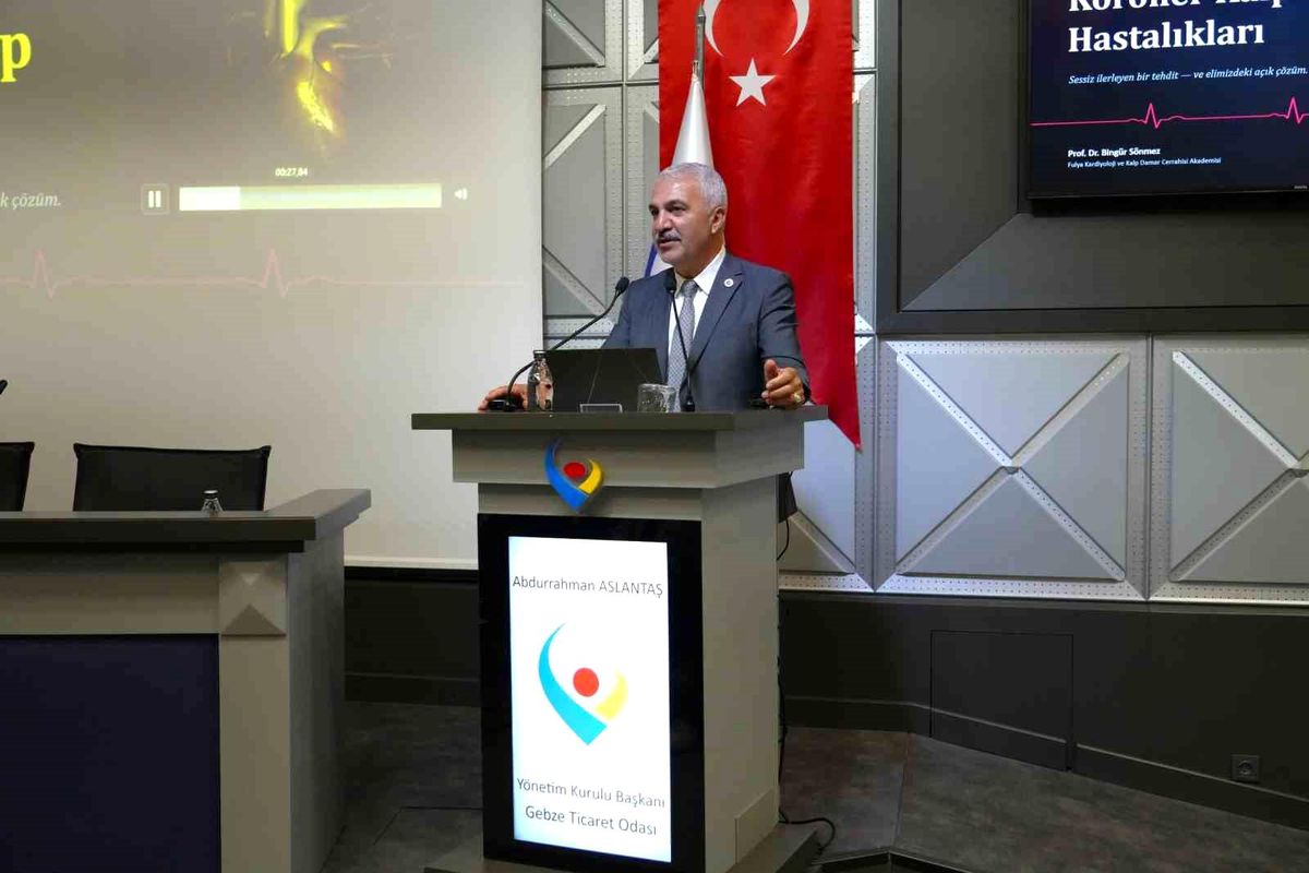 Gebze Ticaret Odasından iş dünyasına yönelik "kalp sağlığı" söyleşisi