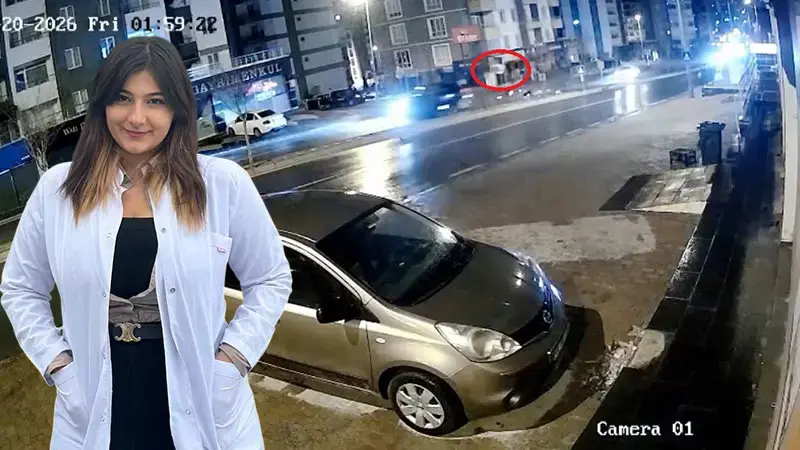 Tıp öğrencisi Yaren'in hayatını kaybettiği kazanın yeni görüntüleri ortaya çıktı