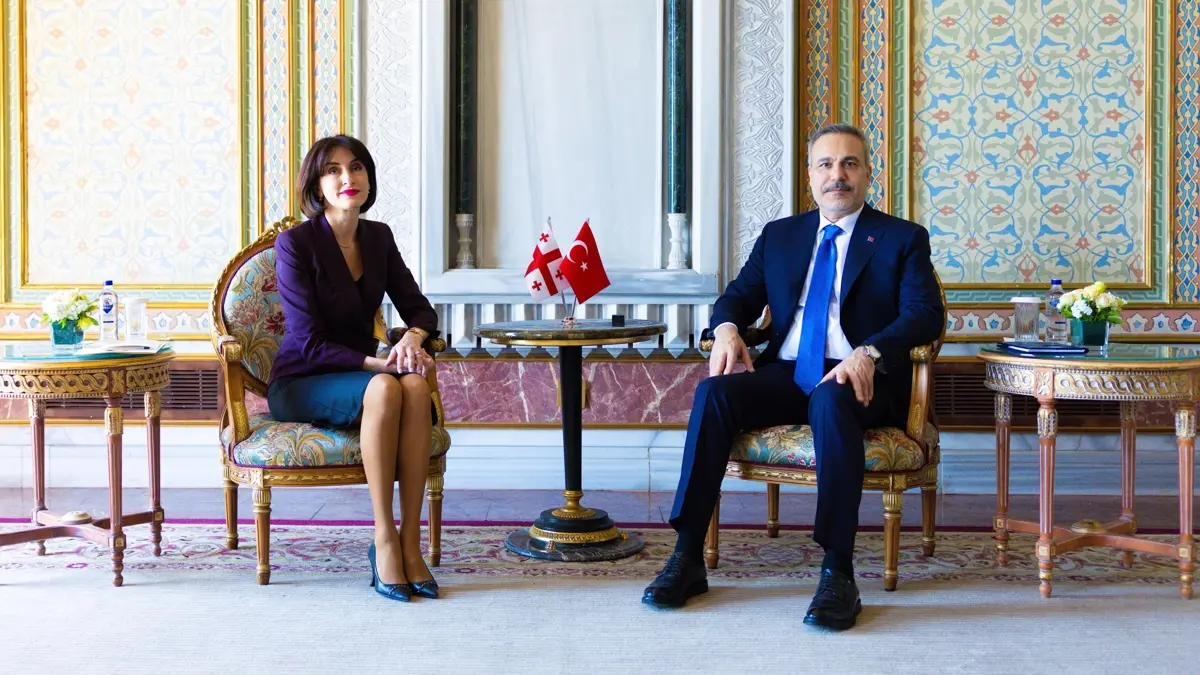 Bakan Fidan, Gürcistan Başbakan Yardımcısı ve Dışişleri Bakanı Botchorishvili ile İstanbul'da görüştü