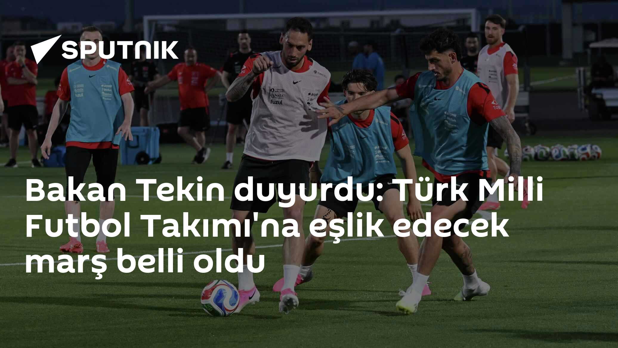 Bakan Tekin duyurdu: Türk Milli Futbol Takımı'na eşlik edecek marş belli oldu