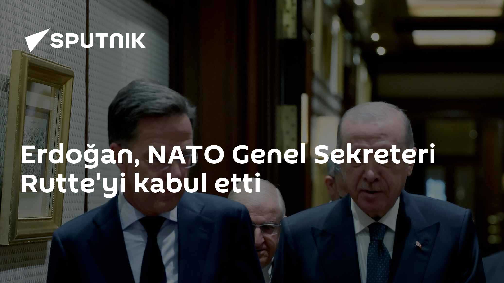 Erdoğan, NATO Genel Sekreteri Rutte'yi kabul etti