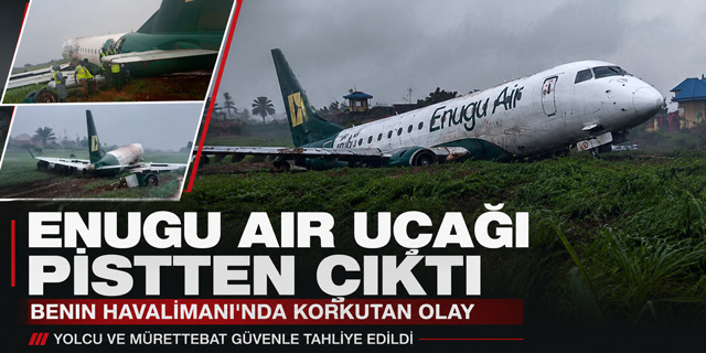 Nijerya'da yolcu uçağı pistten çıktı