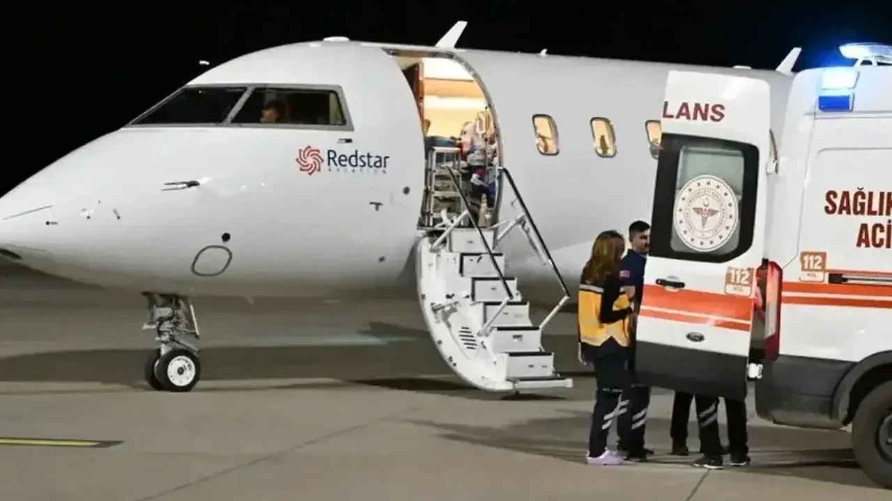 Kalp rahatsızlığı olan 4 aylık bebek için uçak ambulans seferber oldu