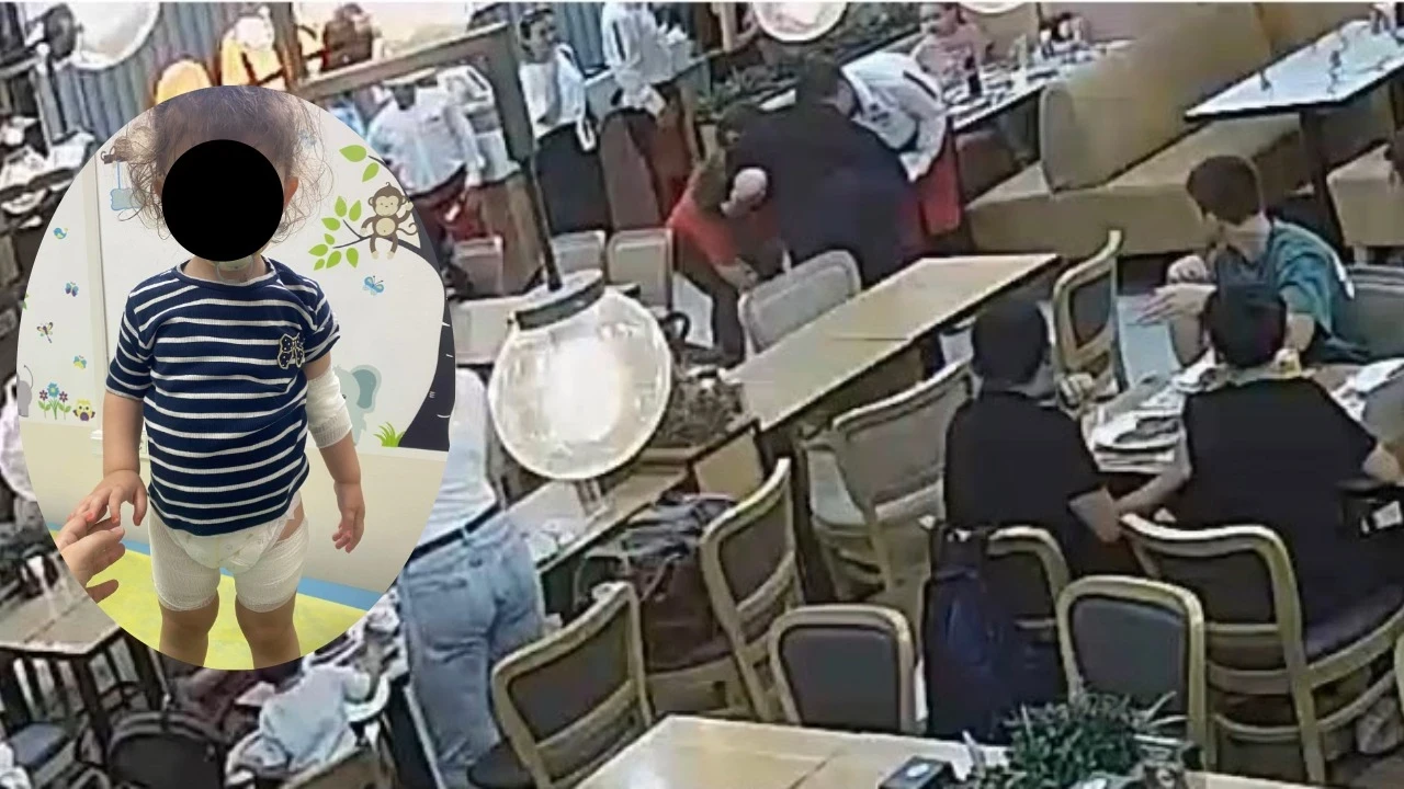 Bebeğin üzerine dönercide kızgın yağ döküldü