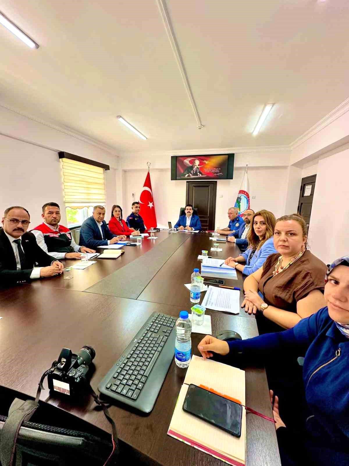 Tomarza'da Bağımlılıkla Mücadele Kurul Toplantısı gerçekleştirildi