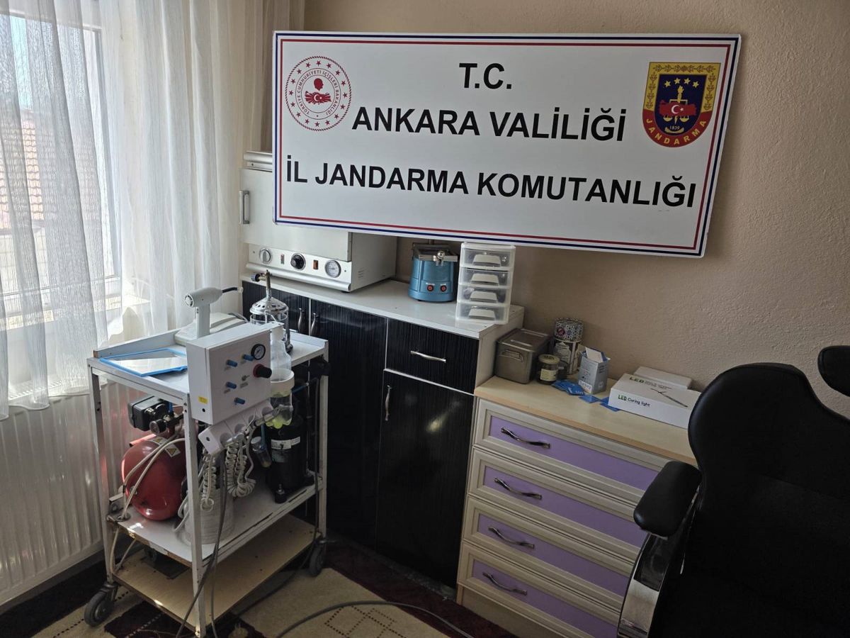 Ankara'da sahte diş doktoru yakalandı