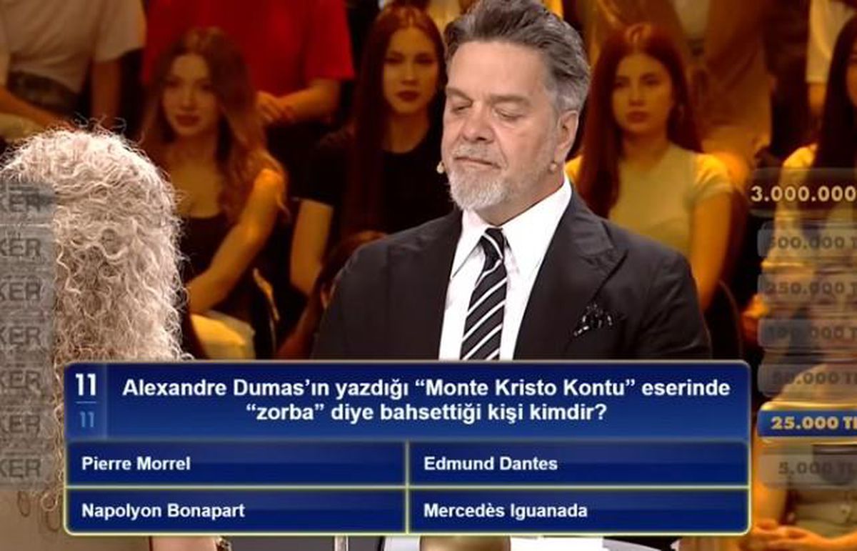 Alexandre Dumas'ın yazdığı "Monte Kristo Kontu" eserinde "zorba" diye bahsettiği kişi kimdir?