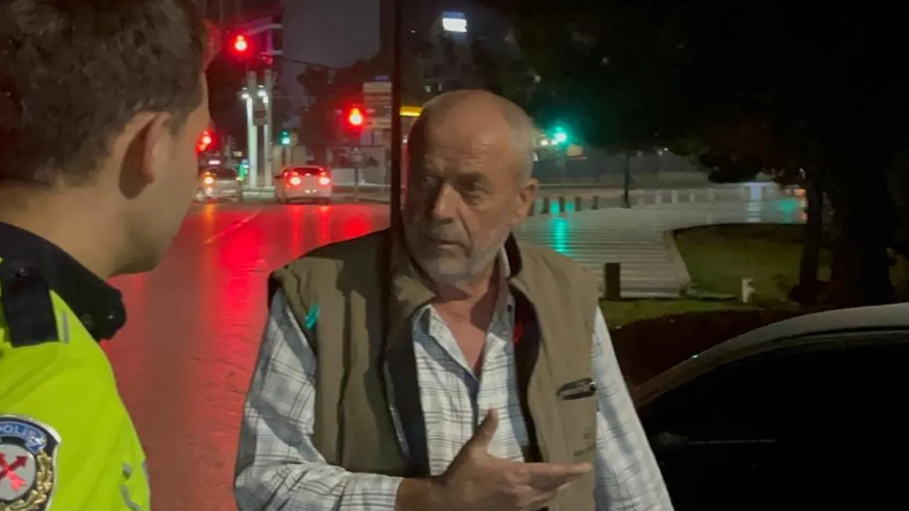 Uygulamadan kaçtı, polis yakaladı! Verdiği tepki 'Yandık yandık' oldu