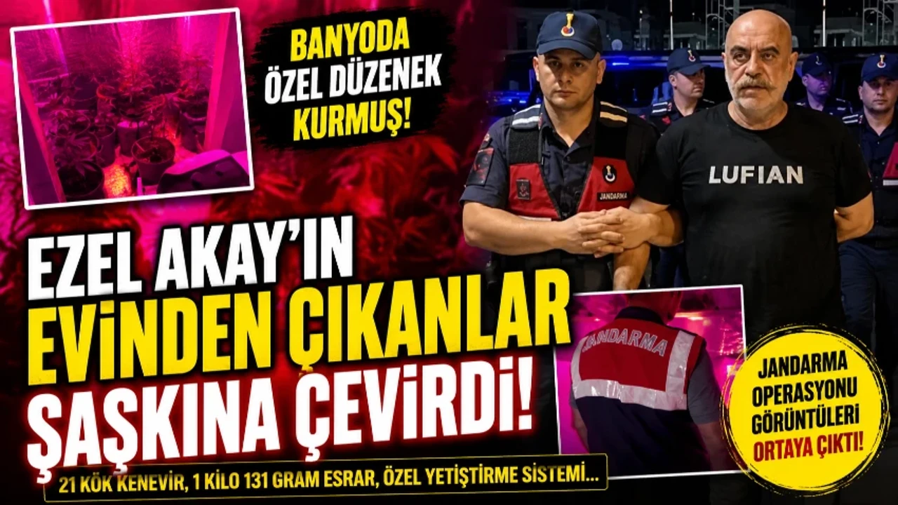 Ezel Akay'ın banyosundan çıkanlar şaşkına çevirdi! İşte ünlü yönetmenin kurduğu uyuşturucu düzeneği