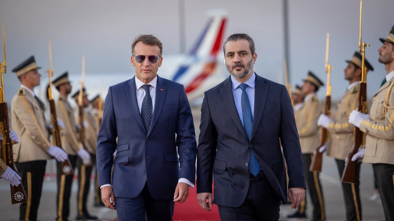 Şam'da kritik saatler: Macron'un bulunduğu bölge yakınında patlama