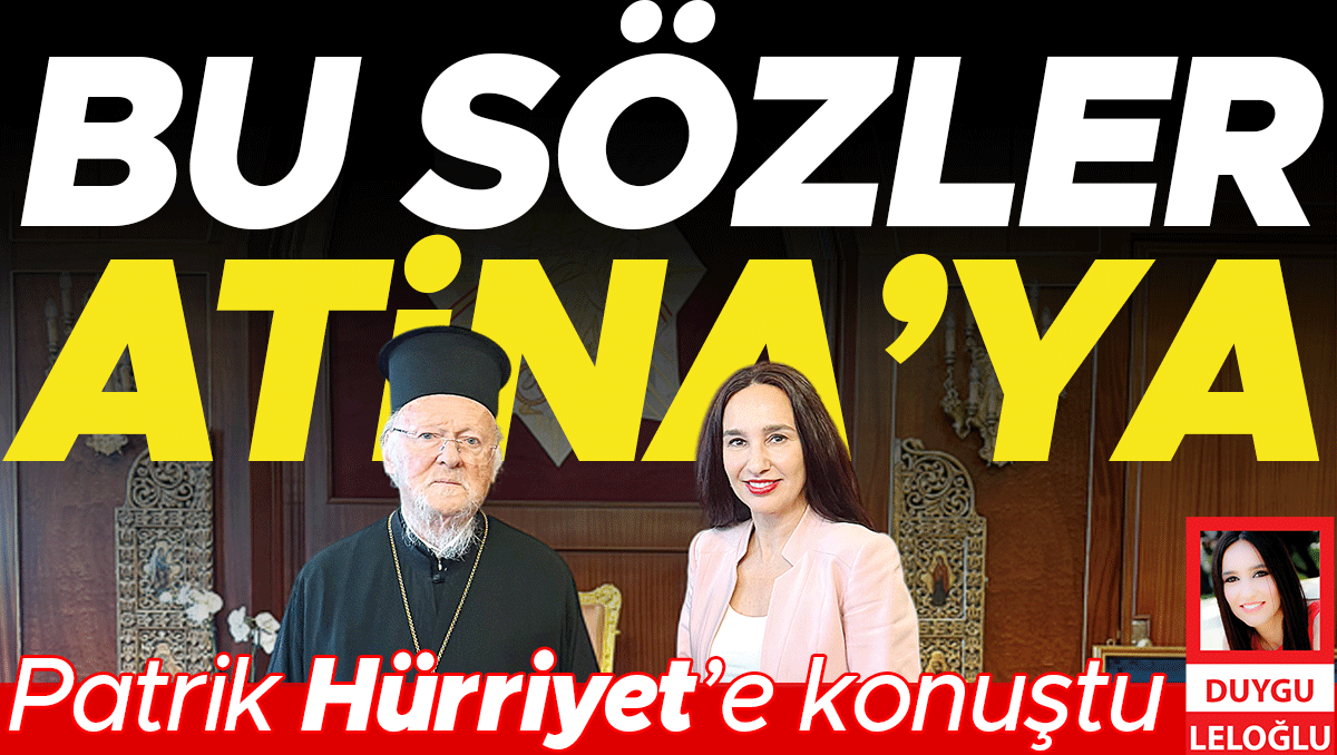 Patrik Bartholomeos’tan Atina’ya tarihi çağrı: Azınlıklar siyasi çekişmelerin rehinesi olmamalı