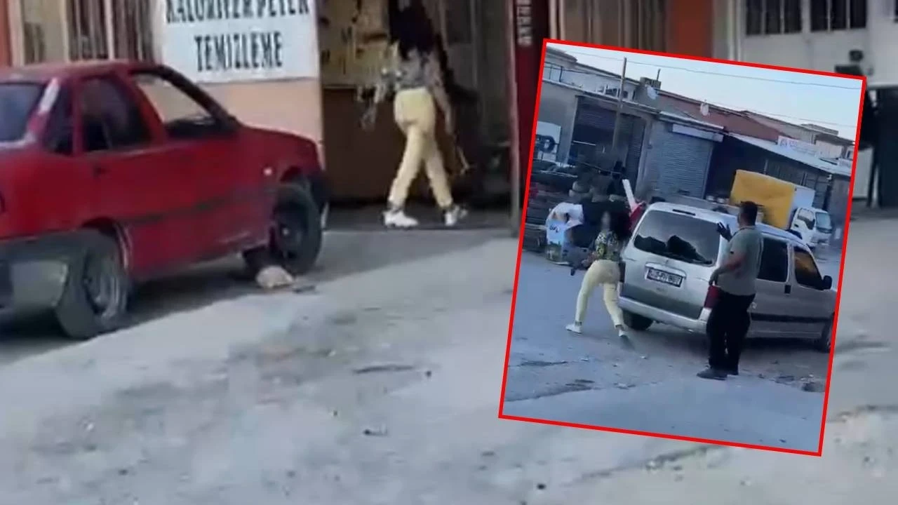 Sanayide çekiçli intikam! Genç kadın ortalığı birbirine kattı