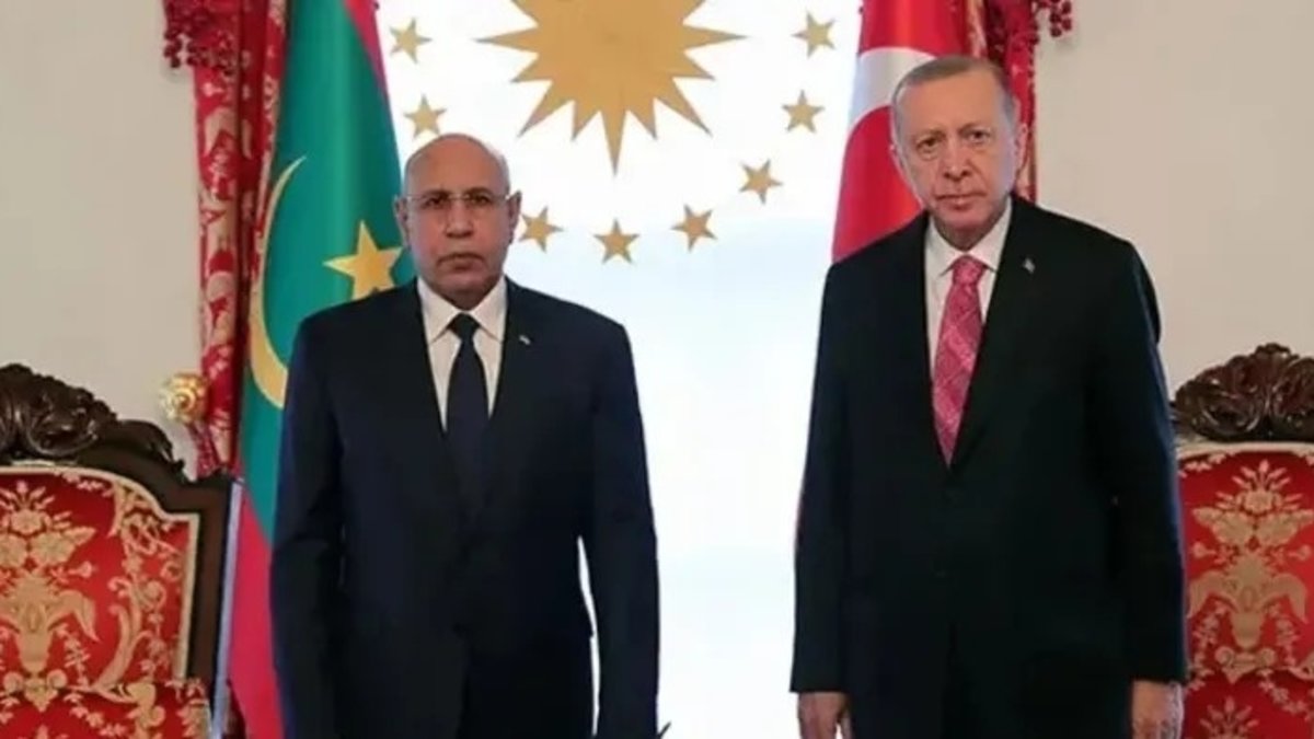 Başkan Erdoğan, Moritanya Cumhurbaşkanı El Ghazouani ile görüştü