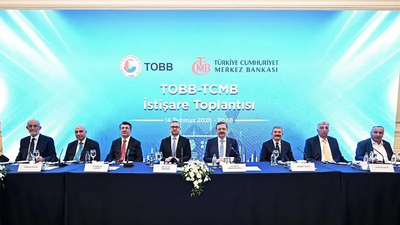 TCMB Başkanı Karahan, TOBB Yönetim Kurulu üyeleriyle buluştu