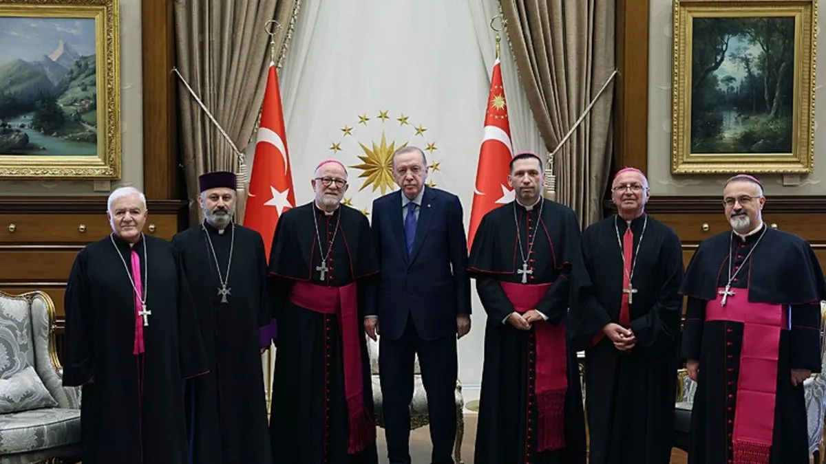 Başkan Erdoğan Türkiye Katolik Episkoposlar heyetini kabul etti