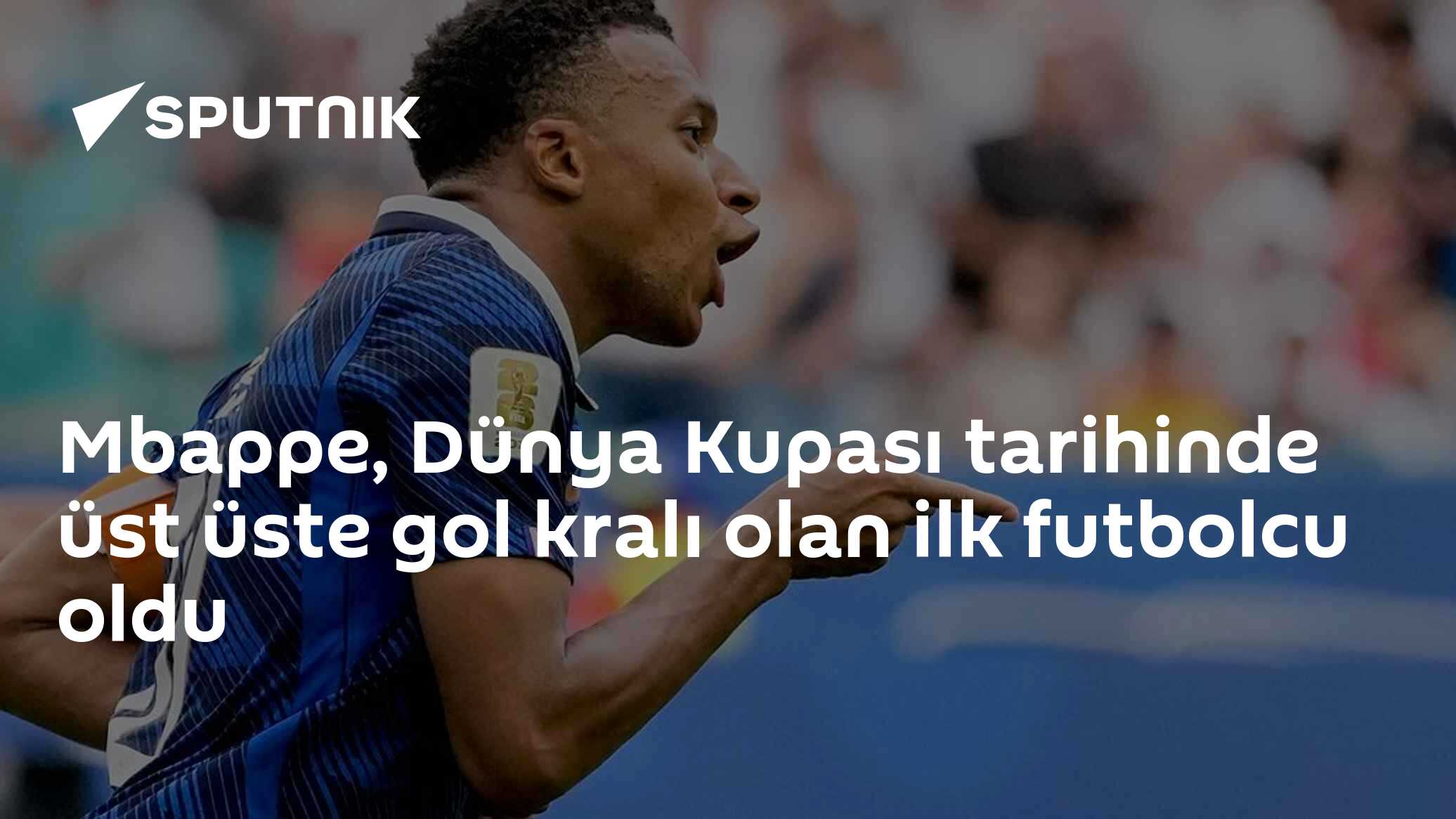 Mbappe, Dünya Kupası tarihinde üst üste gol kralı olan ilk futbolcu oldu