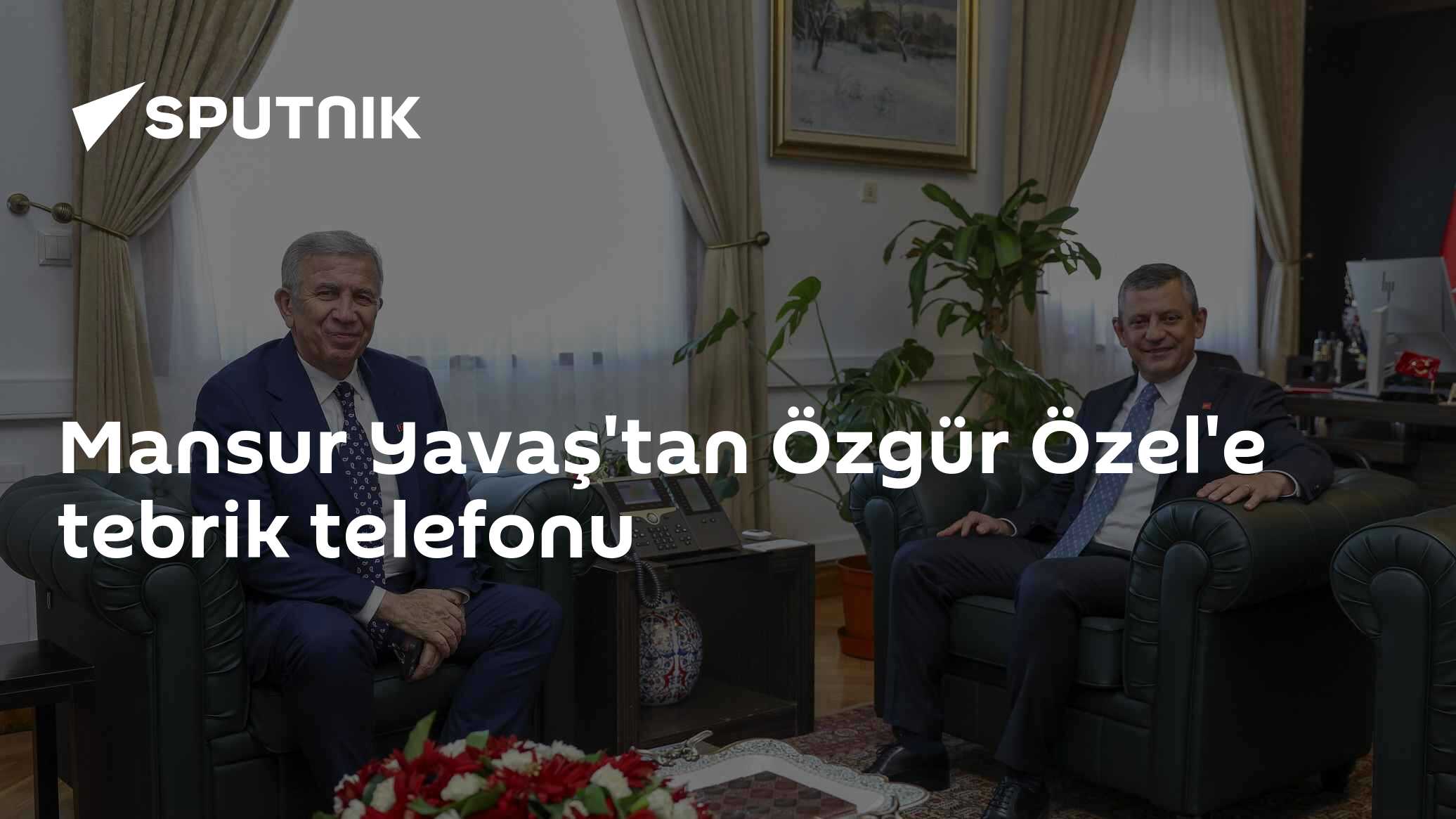 Mansur Yavaş'tan Özgür Özel'e tebrik telefonu