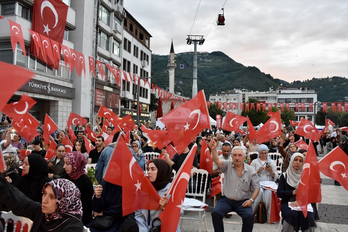 Karadeniz’de 15 Temmuz Coşkusu: 7 İlde Demokrasi ve Birlik Etkinlikleri