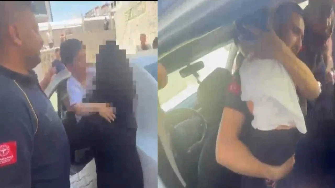 Şanlıurfa’da yeni alınan otomobilin bagajında kilitli kalan çocuğu itfaiye kurtardı